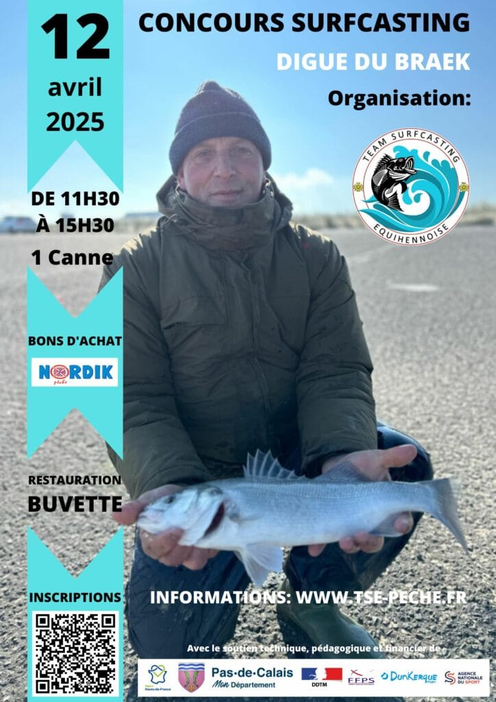 Affiche TSE - CONCOURS DIGUE DU BRAEK - 12 AVRIL 2025